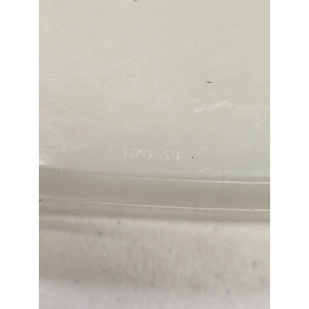Vintage Tupperware Square Storage Container with Lid‎ White 670-39